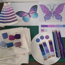 Meu projeto do curso: Teoria da cor para projetos têxteis. Design de moda, Bordado, e Teoria da cor projeto de Noélly Cruz - 02.07.2023