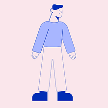 Flat character. Un projet de Design graphique de Stanislav Yordanov - 29.06.2023