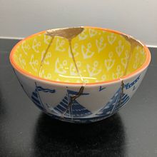 My project for course: Introduction to Kintsugi: Repair Your Pottery with Gold. Arts, Crafts, Fine Arts, Ceramics, and DIY project by melanienan - 07.03.2023