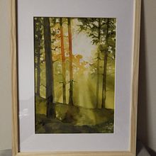 My project for course: Dreamy Watercolor Landscapes: Paint with Light Ein Projekt aus dem Bereich Malerei und Aquarellmalerei von joannawagner - 03.07.2023
