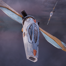 Mi proyecto del curso: Diseño y modelado de una nave sci-fi en 3D. Un progetto di 3D, Modellazione 3D e Progettazione 3D di Ian Le Bot Garat - 03.07.2023
