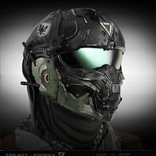 Phoenix Helmet - 3D Print Designs. Design, Film, Video, TV, Costume Design, Industrial Design, and Digital Product Design project by Andrew Entwistle - 07.03.2023