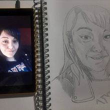 Mi proyecto del curso: Cuaderno de retratos a línea con grafito. Projekt z dziedziny Sketching,  R, sunek, Portret i Sketchbook użytkownika Mauricio Flores - 04.07.2023