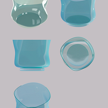 The groovy glass, third semester AutoCAD2 final project . % Francesca Bouscayrol tarafından hazırlanan 3D, Sanat Yönetmenliği, Grafik Tasarım, Ürün Tasarımı, Tipografi, Yaratıcılık, Ve 3D Modelleme projesi - 05.29.2023