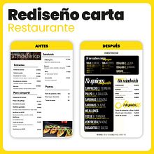Rediseño de carta | Restaurante. Un proyecto de Diseño de Dani Sánchez Sánchez - 04.07.2023