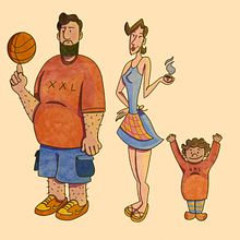 My project for course: Character Design with Stylized Anatomy. Traditional illustration, Character Design, Drawing, and Figure Drawing project by Gabriela Dias - 07.04.2023