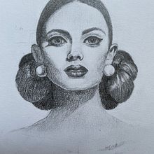 Mi proyecto del curso: Introducción al dibujo de retrato. Un proyecto de Ilustración tradicional, Bellas Artes, Dibujo a lápiz, Dibujo, Dibujo de Retrato, Dibujo artístico y Dibujo anatómico de lupilla68pe - 04.07.2023