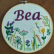 Mi proyecto del curso: Técnicas básicas para bordar letras. Embroider, Textile Design, Traditional illustration, Advertising, Arts, Crafts, Costume Design, Creative Consulting, Design Management, Fiber Arts, Upc, and cling project by Amilcar Vicente Blanco Vargas - 07.04.2023