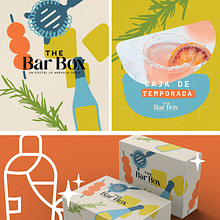 Mi proyecto del curso: Creación de un logotipo original desde cero | The Bar Box. Projekt z dziedziny Design, Br, ing i ident, fikacja wizualna, Projektowanie graficzne, Projektowanie logot i pów użytkownika Danna Tejada - 05.07.2023