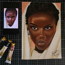 Meu projeto do curso: Retrato com pintura a óleo: explore luz e sombras. Fine Arts, Painting, and Oil Painting project by Glauber M. Florindo - 07.05.2023