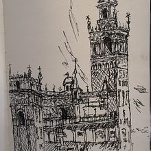 Mi proyecto del curso: Dibujo arquitectónico artístico con tinta. Projekt z dziedziny Trad, c, jna ilustracja,  Sztuki piękne,  R, sunek architektoniczn,  R, sunek atramentem,  R i sunek użytkownika Inma Izquierdo López - 04.07.2023