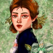 Mi proyecto del curso: Retratos digitales de fantasía con Photoshop. Projekt z dziedziny Trad, c, jna ilustracja,  R, sunek, Ilustracja c, frowa, Portret, R, sunek c, frow, Malarstwo c i frowe użytkownika mdbycb5nv2 - 05.07.2023