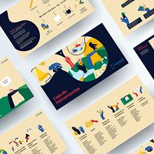 Inested Innova: Proyecto de comunicación estratégica y storytelling visual  Ein Projekt aus dem Bereich Traditionelle Illustration, Grafikdesign, Verlagsdesign, Kunstleitung und Kreative Beratung von Pamela Calero - 05.07.2023