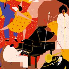Jamboree Mural . Traditional illustration project by Pamela Calero - 07.05.2023