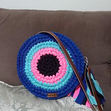 Bolsa olho grego. Crochet project by Maria Eli Correia - 07.05.2023
