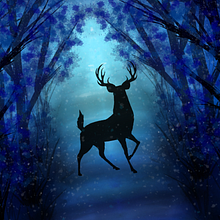 Deer. Digital Drawing project by Shané Richter - 05.02.2023