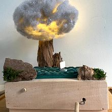 My project for course: Wooden Automata: Bring Sculptures to Life with Movement. Un projet de Conception de personnages, Sculpture, Conception de jouets, Art toy , et Menuiserie de mmegou - 06.07.2023