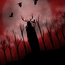 Antlers. Digital Drawing project by Shané Richter - 05.07.2023