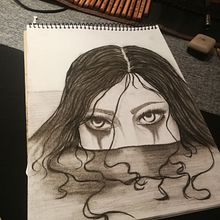 Girl. Pencil Drawing project by Shané Richter - 07.06.2023