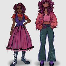 Concept art of oc.. Traditional illustration project by martyna_6 - 07.06.2023