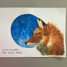 Meu projeto do curso: Retratos expressivos de animais em aquarela. Traditional illustration, Watercolor Painting, Realistic Drawing, and Naturalistic Illustration project by ambrosio.neli17 - 07.07.2023
