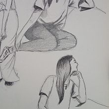 Mi proyecto del curso: Dibujo de personajes desde cero: retrata rostros y figuras. Traditional illustration, Character Design, Pencil Drawing, and Drawing project by Maria Alejandra Nuñez Salazar - 07.07.2023