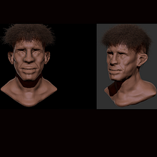 Meu projeto do curso: Retrato 3D realista com ZBrush e KeyShot. Un progetto di 3D, Modellazione 3D e Character design 3D di Hailei Cristina - 04.07.2023