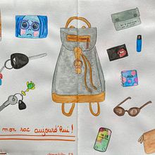 Mon projet du cours : Journal intime illustré : pratiquez au quotidien la pleine conscience. Fine Arts, Sketching, Creativit, Drawing, and Sketchbook project by meve.osmond - 07.08.2023