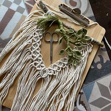 D’après le cours de string theory and fibers . Macramé, and Creativit project by Christine Belin-Munier - 07.08.2023