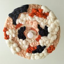 Mon projet du cours : Création d’une suspension lumineuse tissée. Un proyecto de Artesanía, Interiorismo, Tejido y Telar de vadelie - 08.07.2023