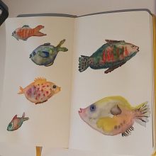 Mijn project van de cursus: Creatief aquarelschetsen voor beginners. Un progetto di Illustrazione tradizionale, Bozzetti, Creatività, Disegno, Pittura ad acquerello e Sketchbook di llkrekels - 08.07.2023