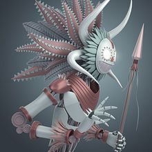 Mi proyecto del curso: Modelado de personajes en Maya. Un progetto di 3D e Modellazione 3D di Paula Núñez - 08.07.2023