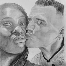 Pareja. Traditional illustration project by Toni Martinez Morales - 07.10.2023
