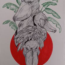 Pico zapato. Traditional illustration project by Toni Martinez Morales - 07.09.2023