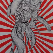 Pez. Traditional illustration project by Toni Martinez Morales - 07.09.2023