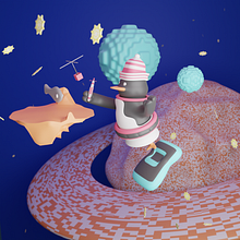 Meu projeto do curso: Criação de personagens 3D com Blender (PinguimVerse) Ein Projekt aus dem Bereich 3D, Design von Figuren, 3-D-Modellierung, Design von 3-D-Figuren und 3-D-Design von Guilherme Daimaru - 03.07.2023
