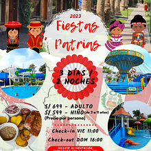 Trabajo para fiestas patrias de un hospedaje . Un proyecto de Publicidad, Marketing, Creatividad y Marketing Digital de Avy Uría - 21.06.2023
