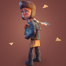 Violo - The aviator designer. 3D, Character Design, 3D Character Design, and 3D Design project by Nizar Izzo - 07.09.2023