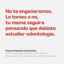 Copywriting para copywriters: manual para evitar el suicidio.. Advertising, Cop, writing, Stor, telling, and Communication project by Claudio Mena - 07.08.2023