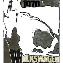 Volkswagen Retro Vintage. Un proyecto de Ilustración tradicional, Diseño gráfico, Tipografía, Diseño digital y Diseño de Jay Graffiks - 10.07.2023