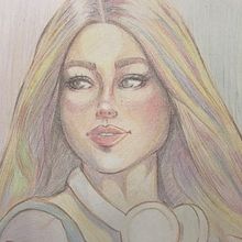 Desenho a lápis de cor em painel de MDF. Un proyecto de Ilustración tradicional de Sara Spolti Pazuch - 10.07.2023