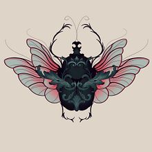 My project for course: Artistic Tattoo Design with Golden Effects in Procreate. Un proyecto de Ilustración tradicional, Ilustración digital y Diseño de tatuajes de Emily Gilmore - 10.07.2023