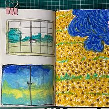 Meu projeto do curso: Exercícios no sketchbook para crescer artisticamente. Projekt z dziedziny Trad, c, jna ilustracja,  Sztuki piękne, Sketching,  R, sunek i Sketchbook użytkownika KAROLLINNE LEVY PONTES DE AGUIAR - 11.07.2023