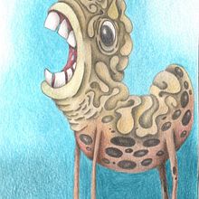 Mi proyecto del curso: Sketchbook de naturaleza fantástica: dibuja criaturas de otro mundo. Projekt z dziedziny R, sunek ołówkiem,  R, sunek, Malowanie akwarelą, Sketchbook, Ilustracja naturalist i czna użytkownika Alex Lizarraga - 10.07.2023