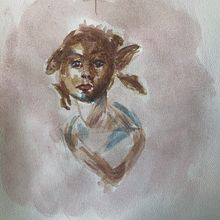 Water colour portrait . Un proyecto de Ilustración tradicional de Maggie Nolte-Walker - 11.07.2023
