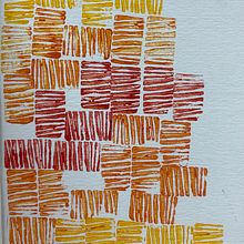 Meu projeto do curso: Sketchbook com carimbos feitos à mão. Traditional illustration, Pattern Design, Printing, Sketchbook, and Engraving project by Thaís Medeiros - 07.11.2023