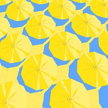 Umbrellas. Un proyecto de Ilustración tradicional, 3D, Ilustración digital e Ilustración editorial de Eric Sylvester - 10.07.2023