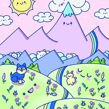 My project for course: Designing Kawaii Worlds: Spread Joy Through Illustration. Un proyecto de Diseño de personajes, Ilustración digital y Manga de sarahbee - 11.07.2023