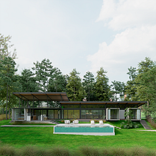 CASA CONTAINER. Architecture, Design, 3D, Interior Architecture, L, and scape Architecture project by Gabriel Cuenca Espinoza - 07.06.2023