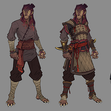 Amari Race and Culture Exploration Ein Projekt aus dem Bereich Traditionelle Illustration, Design von Figuren, Concept Art und Digitale Illustration von Jacob Grimoire - 11.07.2023